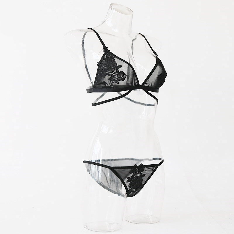 Ladies Transparent Plus Size Underwear Set