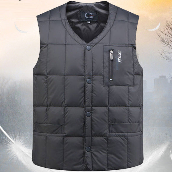 Lightweight Inner And Outer Wear Warm Waistcoat