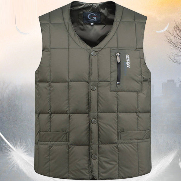 Lightweight Inner And Outer Wear Warm Waistcoat