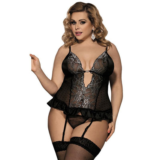 Hot For Women Transparent Crocheted Lenceria Lingerie