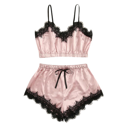 Lingerie Sexy Bra Set Women's Sleepwear Sleeveless Strap