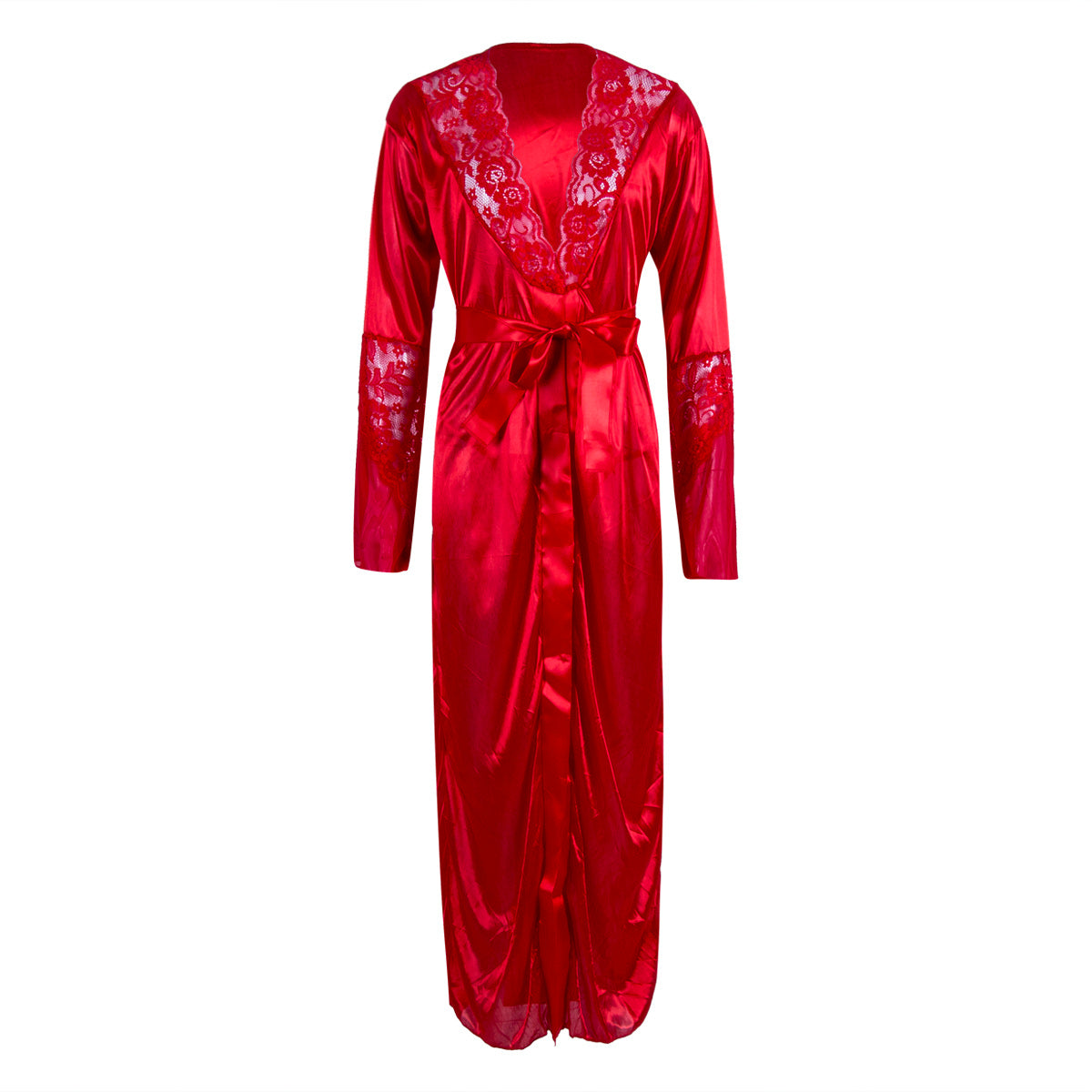 Women Sexy Lingerie Bathrobe Glossy Big Yards Dress