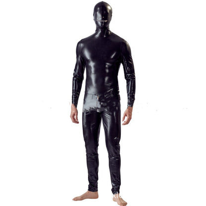 Men's Patent Leather Bodysuit Ds Costume