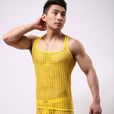 Fishing net sexy vest