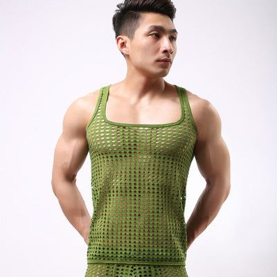 Fishing net sexy vest