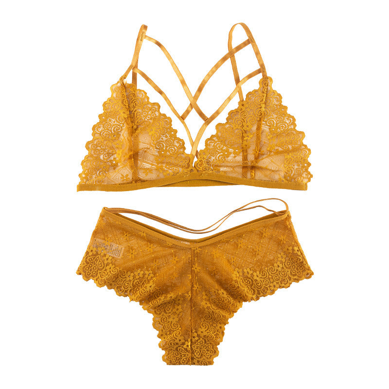 European And American Style Ultra-thin Lingerie Set