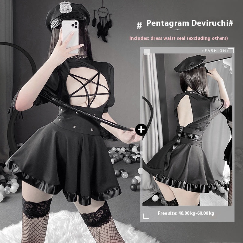 Maid Costume Halloween Uniform Sexy Lingerie Suit