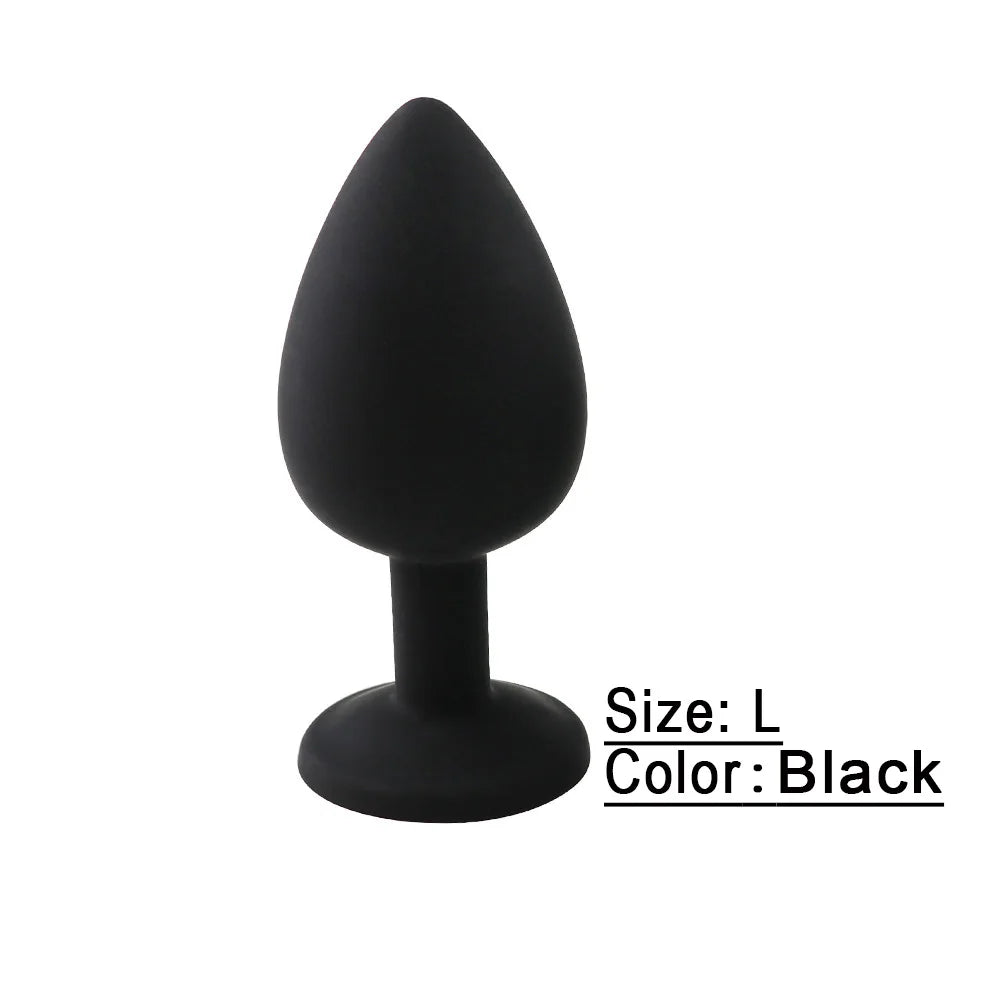 Soft Silicone Anal Butt Plug Men Prostate Massager Adult Gay Products Ass Stuffed Anal Trainer Unisex Sex Toys for Couples Goods