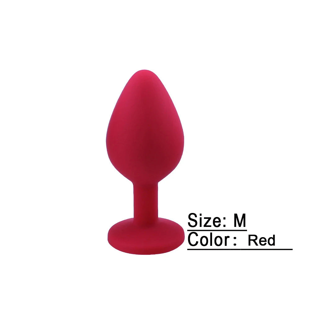 Soft Silicone Anal Butt Plug Men Prostate Massager Adult Gay Products Ass Stuffed Anal Trainer Unisex Sex Toys for Couples Goods