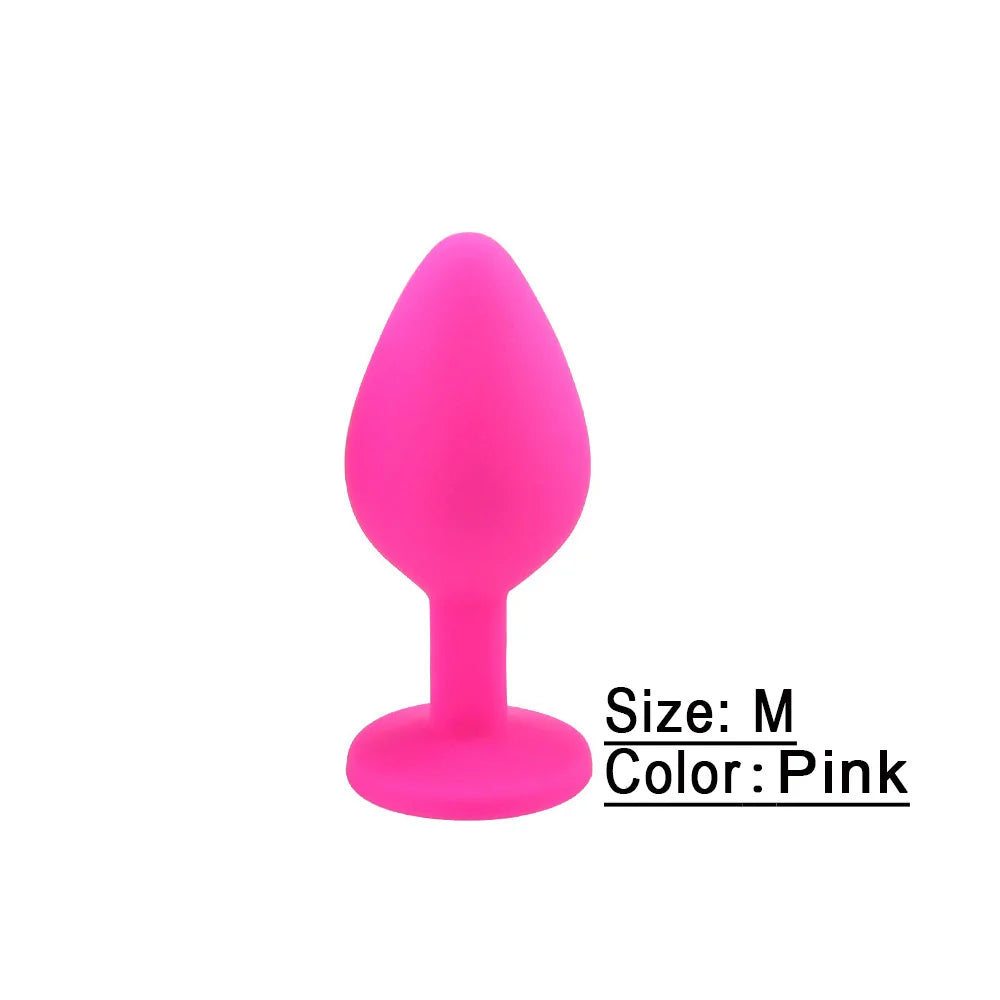 Soft Silicone Anal Butt Plug Men Prostate Massager Adult Gay Products Ass Stuffed Anal Trainer Unisex Sex Toys for Couples Goods