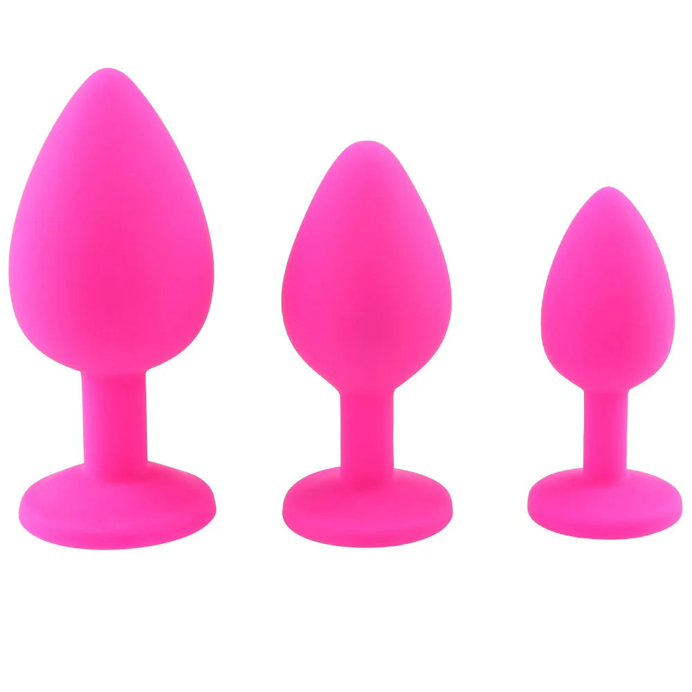 Soft Silicone Anal Butt Plug Men Prostate Massager Adult Gay Products Ass Stuffed Anal Trainer Unisex Sex Toys for Couples Goods