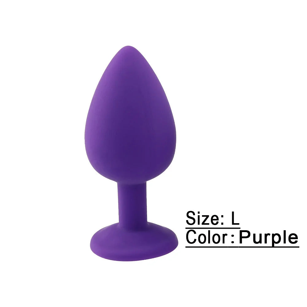 Soft Silicone Anal Butt Plug Men Prostate Massager Adult Gay Products Ass Stuffed Anal Trainer Unisex Sex Toys for Couples Goods