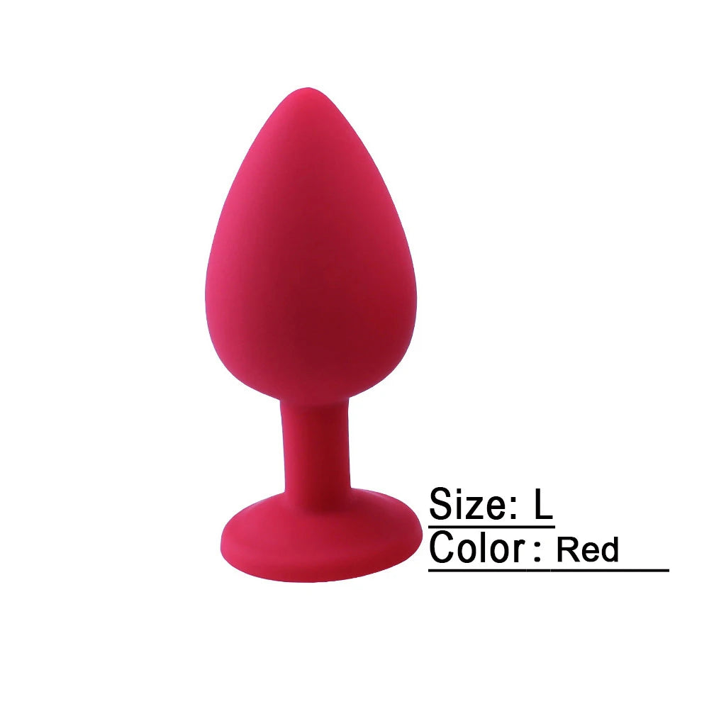 Soft Silicone Anal Butt Plug Men Prostate Massager Adult Gay Products Ass Stuffed Anal Trainer Unisex Sex Toys for Couples Goods