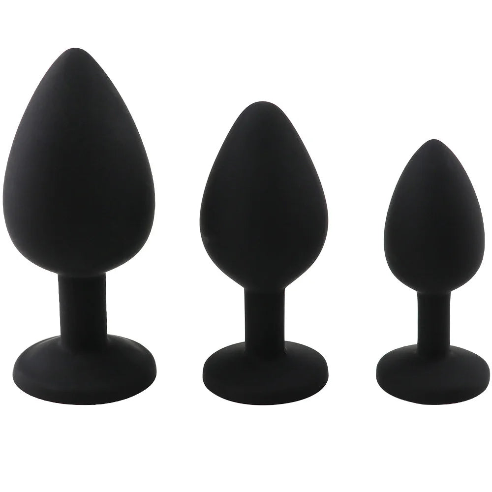 Soft Silicone Anal Butt Plug Men Prostate Massager Adult Gay Products Ass Stuffed Anal Trainer Unisex Sex Toys for Couples Goods