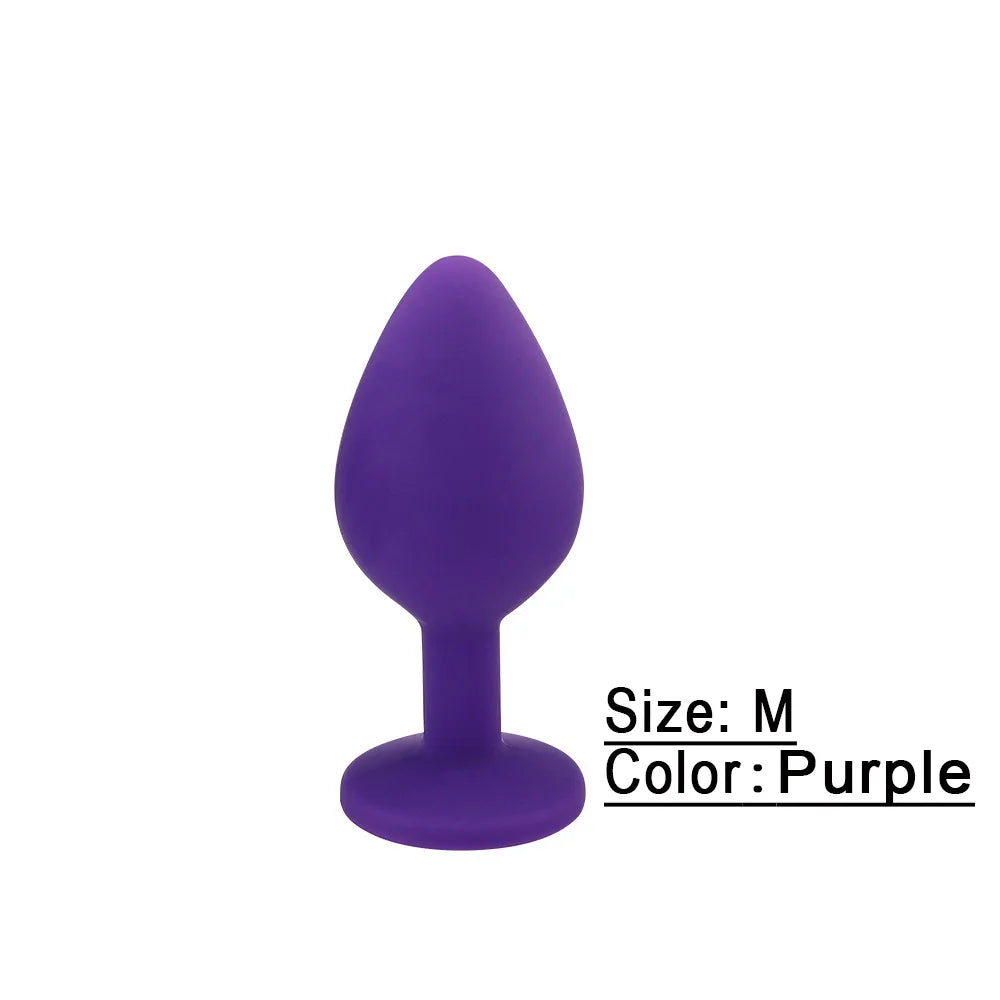 Soft Silicone Anal Butt Plug Men Prostate Massager Adult Gay Products Ass Stuffed Anal Trainer Unisex Sex Toys for Couples Goods