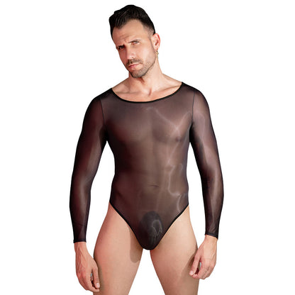 Breathable Tight High Elastic Sexy Long Sleeve Triangle Men's Sexy One-piece