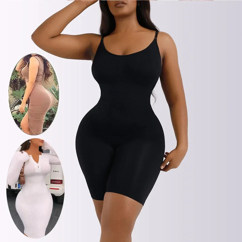 Shapewear Street jumpsuit Women Tummy  Control full  Body Shaper