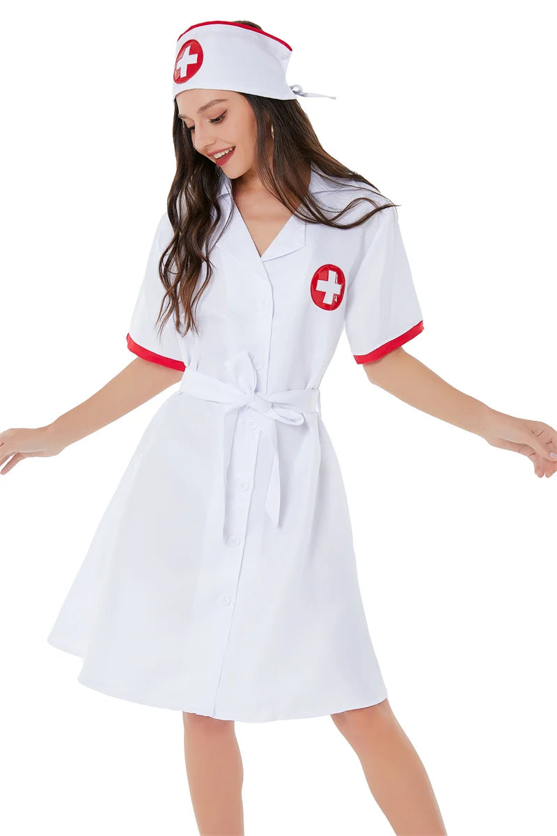 3Pcs/Set Sexy Lingerie Nurse Uniform Outfit