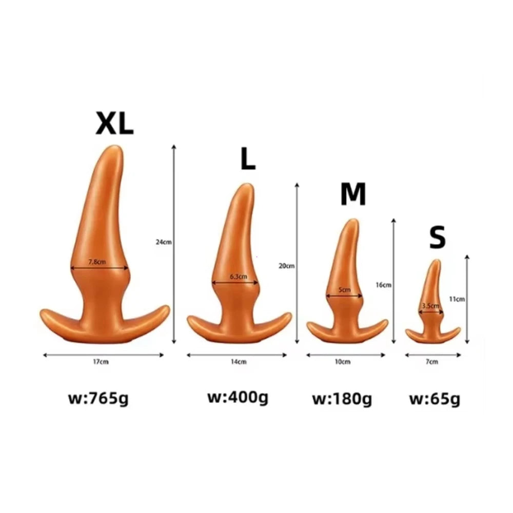 Soft Silicone Anal Plugs 7.8cm Butt Plug For Woman Anal Toy Plug AnaĺE Femme Dilatador Anaĺ Xxl ButtPlug For Man Plug Sport