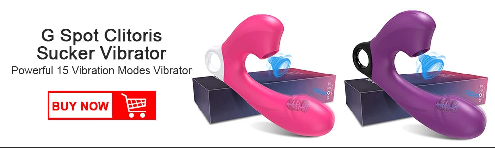 Clit Sucker 2 in 1 Vibrator Dildo for Women