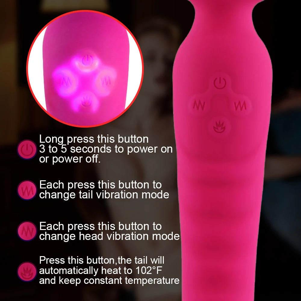 Powerful AV Magic Wand Dildo Vibrator for Women