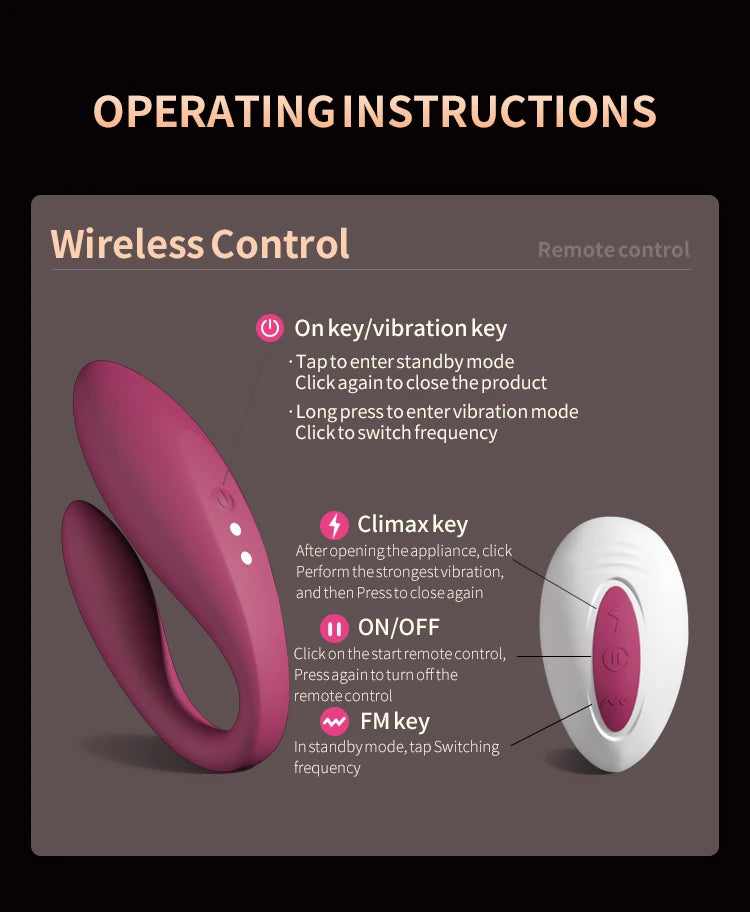 Wireless G Spot Dildo Vibrator for Women APP Remote Control Vibrating Egg