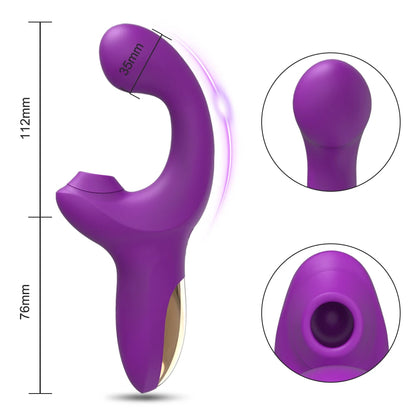 Powerful Dildo Vibrator for Women Clit Sucker Vacuum