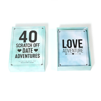 40 Scratch Off Date Adventure - Card Game