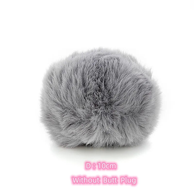 Exotic Anus Plug Toys with Separable Fox Tail Metal Butt Plug