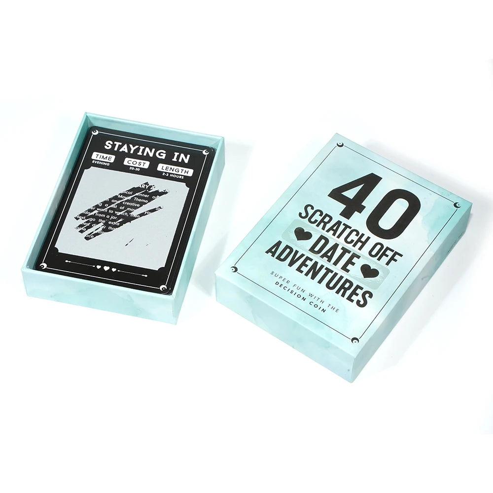 40 Scratch Off Date Adventure - Card Game