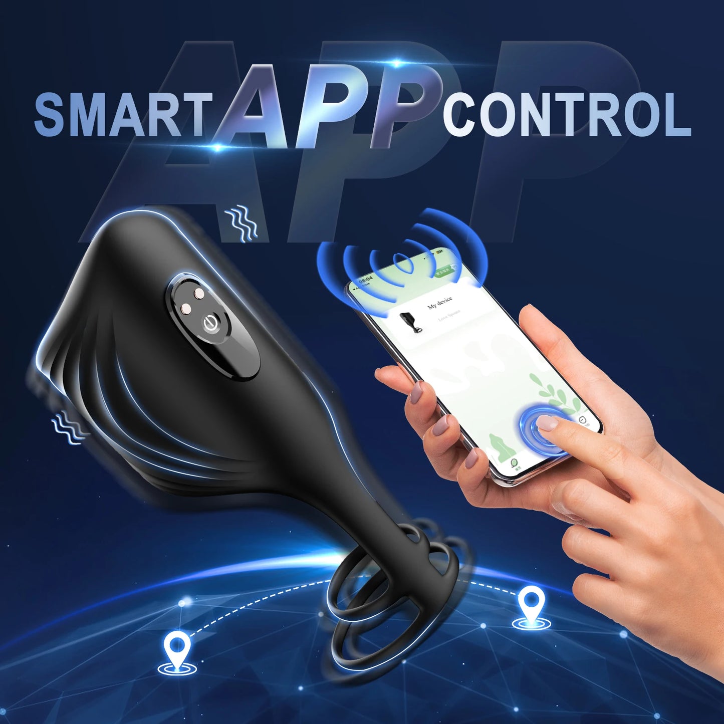 Male Masturbator Penis Stimulator Vibrator with APP Control