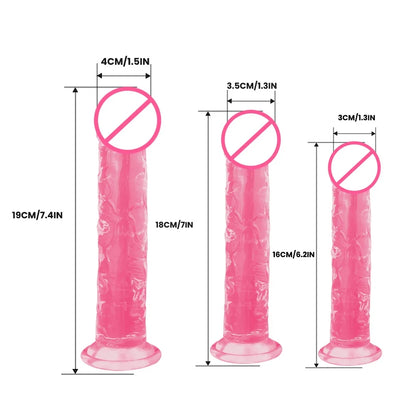 Realistic Soft Dildo Adult Sex Toy