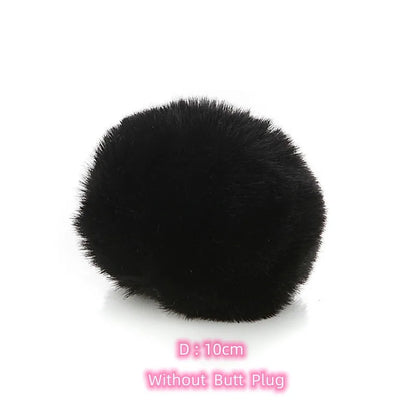 Exotic Anus Plug Toys with Separable Fox Tail Metal Butt Plug