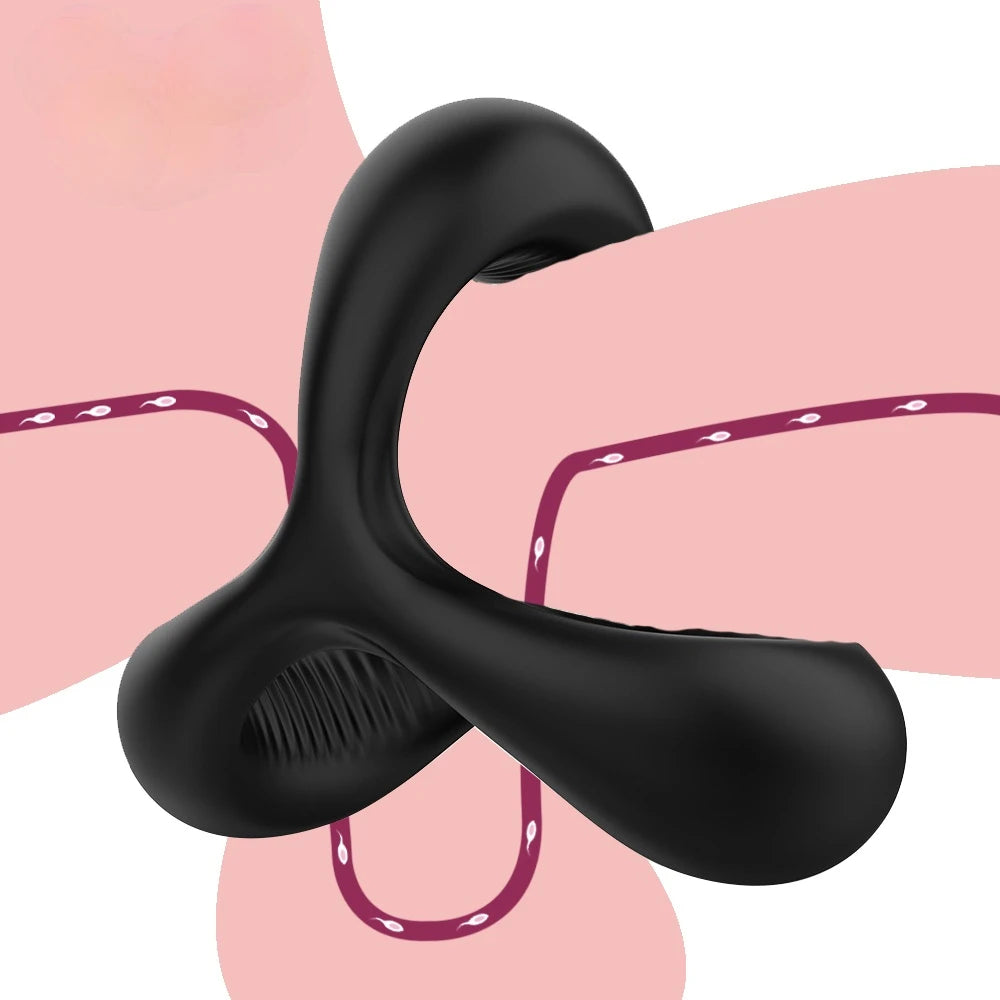 Penis Ring Silicone Semen Lock Ring Delay Ejaculation High Elasticity Time Lasting Cock Rings Adults Sex Toys For Men Couples