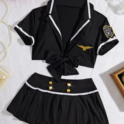 Cosplay Women Sexy Lingerie Sailor Costume