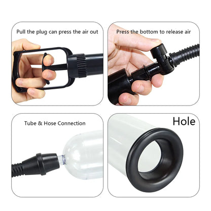 Powerful Penis Pump Extender Enhancement For Man Vacuum Big Dick Trainer Male Lasting Sex Toys