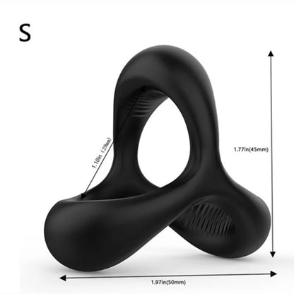 Penis Ring Silicone Semen Lock Ring Delay Ejaculation High Elasticity Time Lasting Cock Rings Adults Sex Toys For Men Couples