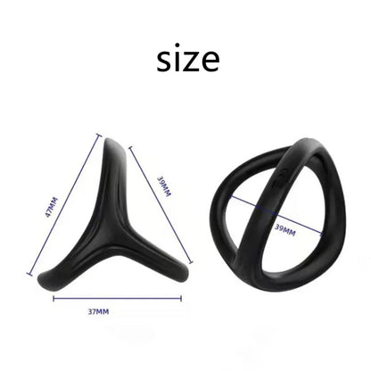 Penis Ring Silicone Semen Lock Ring Delay Ejaculation High Elasticity Time Lasting Cock Rings Adults Sex Toys For Men Couples