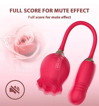 Rose Dildo Sucking Vibrator for Women