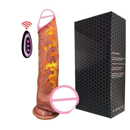 Realistic Dildo Vibrator Telescopic Female APP Remotely Controlled