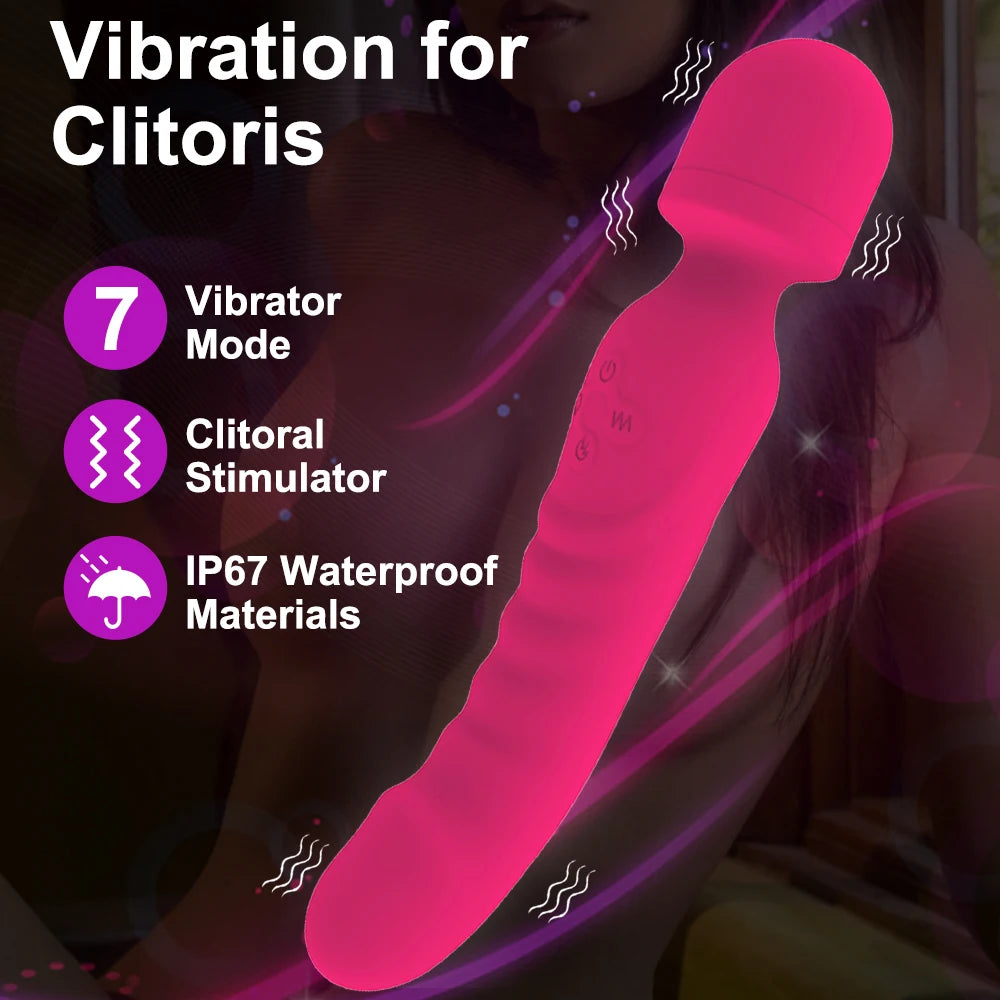 Powerful AV Magic Wand Dildo Vibrator for Women