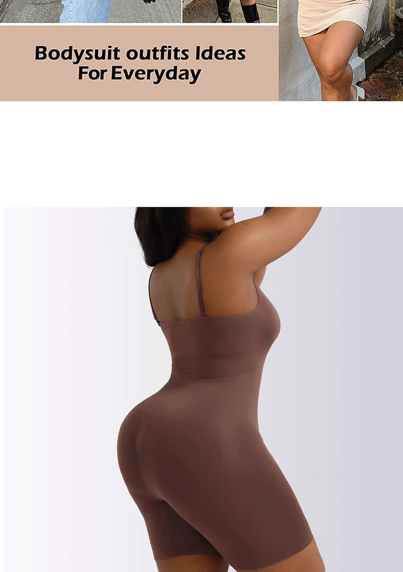 Shapewear Street jumpsuit Women Tummy  Control full  Body Shaper