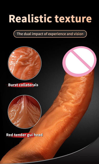 JIUUY Realistic Dildo With Suction Cup Huge Jelly Fake Dick Big Penis Dildos Sex Toys for Woman Men Anal Butt Plug Adult Erotic