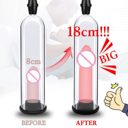 Powerful Penis Pump Extender Enhancement For Man Vacuum Big Dick Trainer Male Lasting Sex Toys