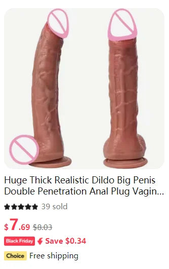 Realistic Dildo Telescopic Vibrator Female Stimulator