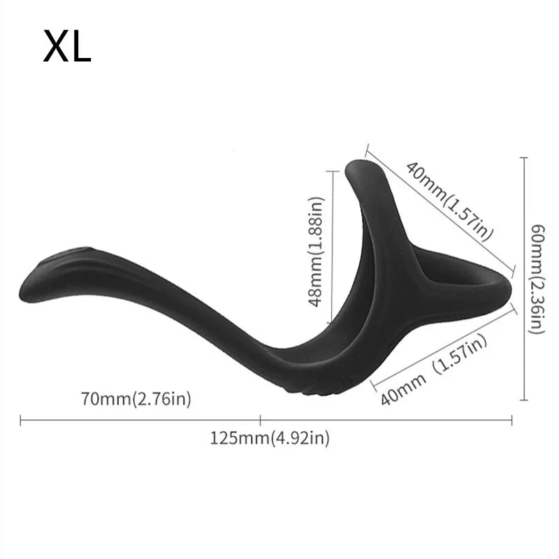 Penis Ring Silicone Semen Lock Ring Delay Ejaculation High Elasticity Time Lasting Cock Rings Adults Sex Toys For Men Couples