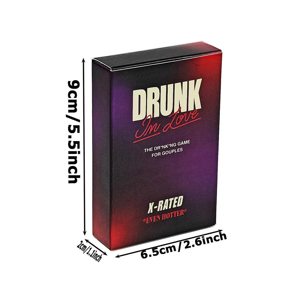 Drunk In Love - Original Couples Drinking Card Game for Adults