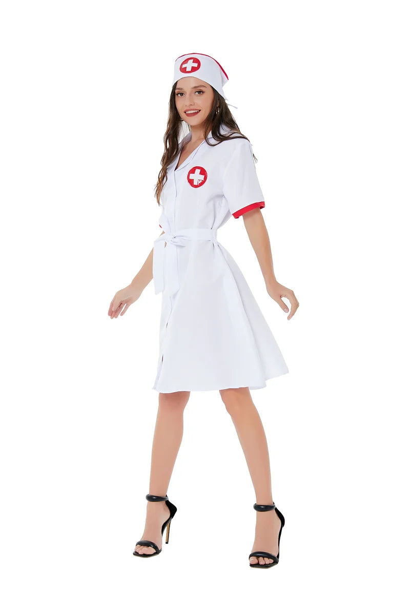 3Pcs/Set Sexy Lingerie Nurse Uniform Outfit