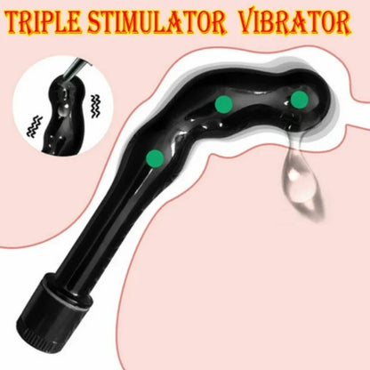 Male Prostate Massager Anal Butt Plug Vibrators for Men Gay Buttplug Stimulator Masturbator G-Spot Dildo Vibrator for Women