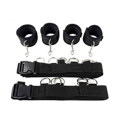 BDSM Adjustable Straps Bed Restraints Sex Bondage Kit For Couple Handcuffs Ankle Cuffs With Bondage Set SM Adult Games Sex Toys